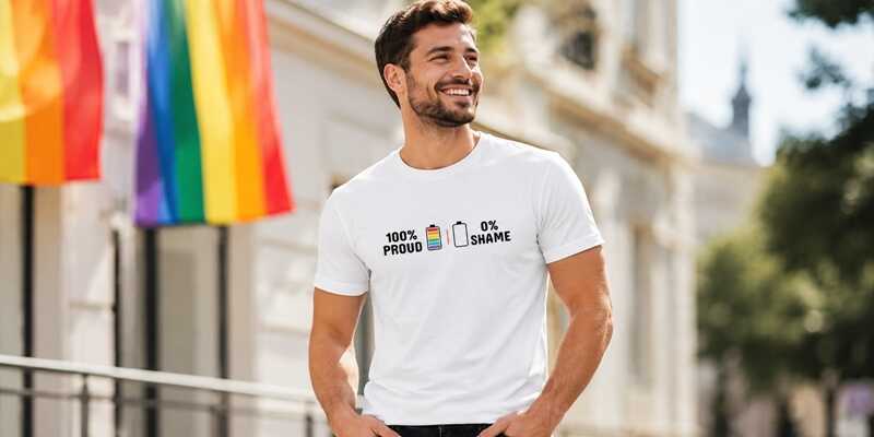 Dobrý triko pánské tričko Pride